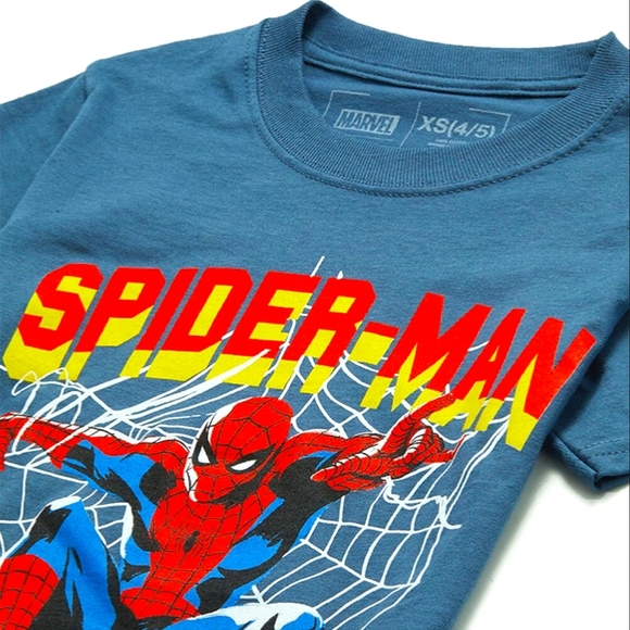 Civil Kids Spider-Man Skills T-Shirt, L(10), Blue & Red. - Picture 2 of 5